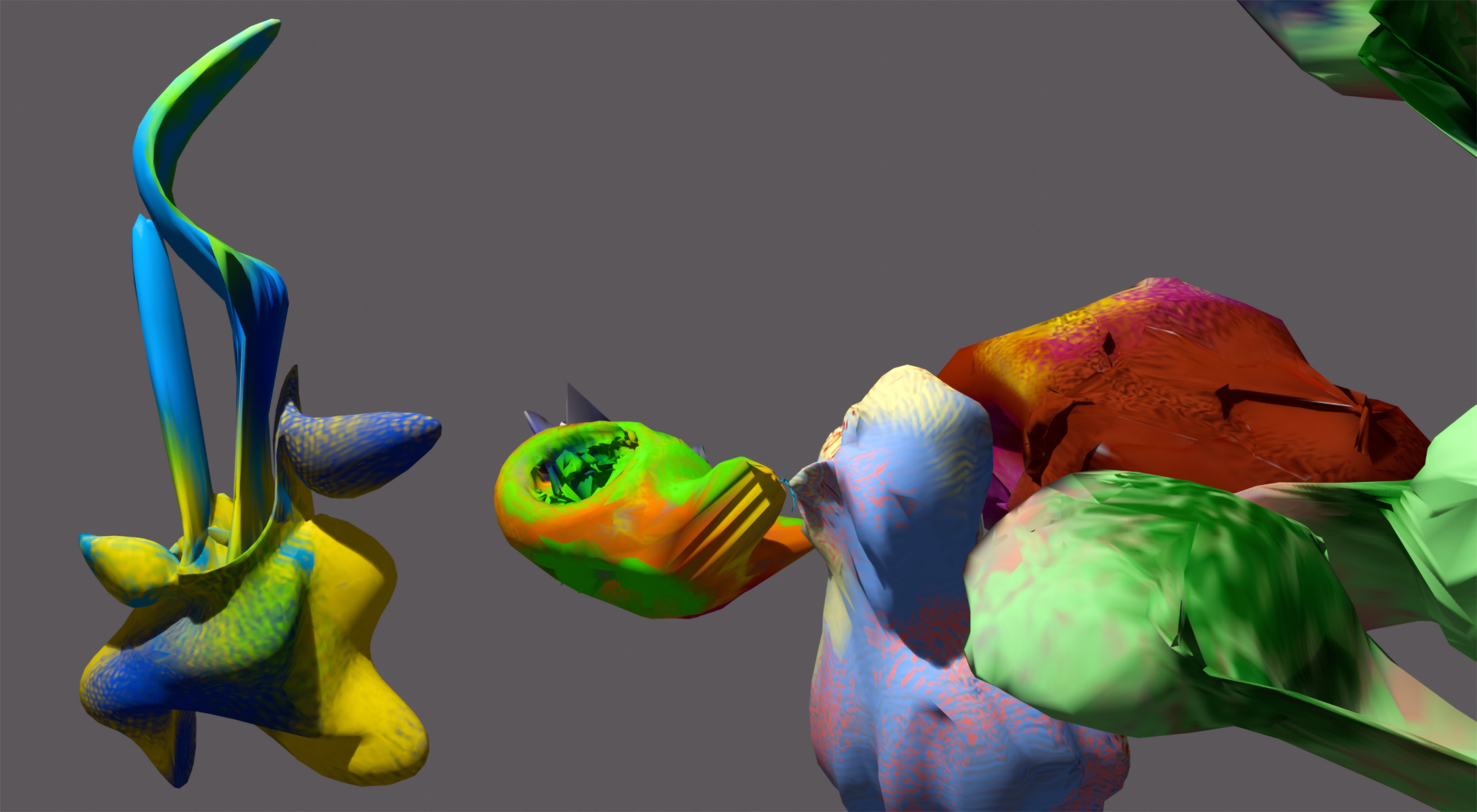 Digital 3D sculpture by Chiara Passa